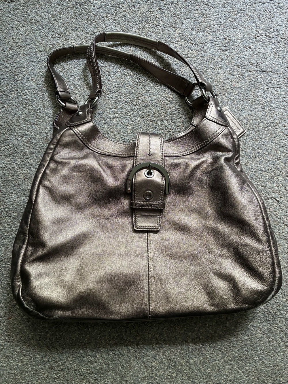 Coach SoHo Metallic Bronze Madison Lynn Bag (#17092)